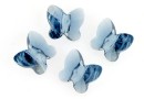 Swarovski, margele fluture, denim blue, 6mm - x2