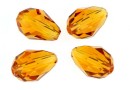 Swarovski, margele picatura, topaz, 9x6mm - x2