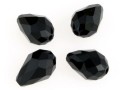 Swarovski, margele picatura, jet, 9x6mm - x2