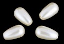 Perle Swarovski picatura, cream pearl, 11.5x6mm - x2