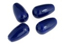 Swarovski drop pearls, dark lapis, 11.5x6mm - x2