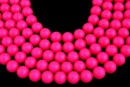 Perle Swarovski, neon pink, 10mm - x10