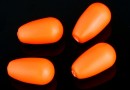 Perle Swarovski picatura, neon orange, 11.5x6mm - x2