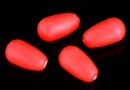 Perle Swarovski picatura, neon red, 11.5x6mm - x2