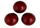 Swarovski, cabochon perla cristal, bordeaux, 10mm - x2