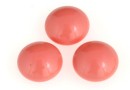 Swarovski, cabochon perla cristal, pink coral, 6mm - x2