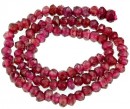 Rhodolite  garnet, natural stone, faceted rondelle, 2.7-3mm