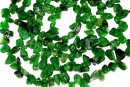 Margele diopsid natural, forma: neregulata, 8-14mm