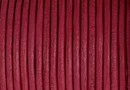 Snur piele naturala, roz vintage intens, 2mm - x1m