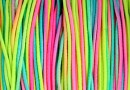 Snur elastic circular, multicolor, 1mm - x 10m