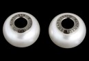 Swarovski, becharmed white pearl, 14mm - x1