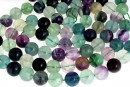 Margele fluorit natural, rotund, 14mm