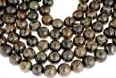 Margele agate ochi tibetane, rotund, 12mm
