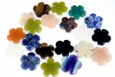 Margele multistone, floare, 20mm
