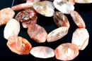 Margele agate naturale Morocco, octogon, 30x20mm