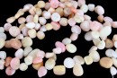 Margele opal roz natural, neregulat, 9-13mm