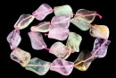 Mix quartz marquise flat, 24x16mm