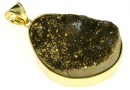 Pandantiv, druzy quart, 38x28mm - x1