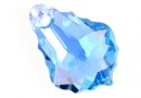 Swarovski, pandantiv baroque, aquamarine aurore boreale, 22mm - x1