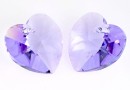 Swarovski, pandantiv inima, violet, 18mm - x1