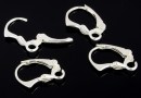 Earring findings, 925 silver, 15x11mm - x1pair