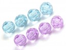 Swarovski, margele rotund fatetat, alexandrite, 4mm - x10