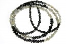 Diamond, natural rough stone, grey-black, chips, 2.5-3.5mm