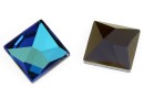 Swarovski, cabochon rivoli, bermuda blue, 10x10mm - x1