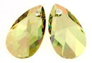 Swarovski, pandantiv picatura, luminous green, 16mm - x1