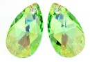 Swarovski, pandantiv picatura, peridot aurore boreale, 16mm - x1