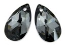 Swarovski, pandantiv picatura, crystal silver night, 16mm - x1