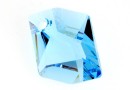 Swarovski, cosmic diamond pendant, aquamarine, 14mm - x1