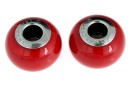 Swarovski, becharmed red coral, 14mm - x1