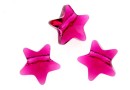 Swarovski, margele stea, fuchsia, 8mm - x2