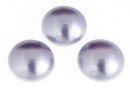 Swarovski, crystal pearl cabochon, lavender, 6mm - x2