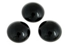 Swarovski, cabochon perla cristal, mystic black, 10mm - x2