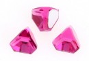 Swarovski, pyramid cabochon, fuchsia, 4mm - x1