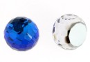 Swarovski, cabochon, bermuda blue, 10mm - x1