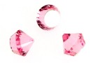 Swarovski, cabochon, light rose, 6x4mm - x2