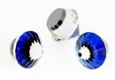 Swarovski, cabochon, bermuda blue, 6x4mm - x2