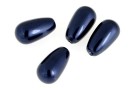 Perle Swarovski picatura, night blue, 11.5x6mm - x2