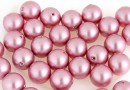 Perle Swarovski cu un orificiu, powder rose, 4mm - x4