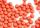 Perle Swarovski cu un orificiu, coral, 4mm - x4