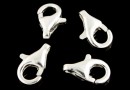 Clasp, classic, 925 silver, 13x9mm - x1