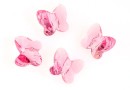 Swarovski, margele fluture, light rose, 10mm - x2