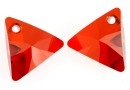 Swarovski, pandantiv triunghi, red magma, 12mm - x1