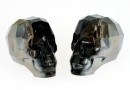 Swarovski, margele craniu, silver night, 15x13mm - x1