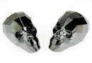 Swarovski, margele craniu, silver night 2X, 15x13mm - x1