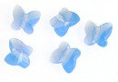 Swarovski, margele fluture, air blue opal, 6mm - x2
