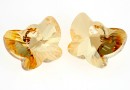 Swarovski, pandantiv fluture, golden shadow, 18mm - x1